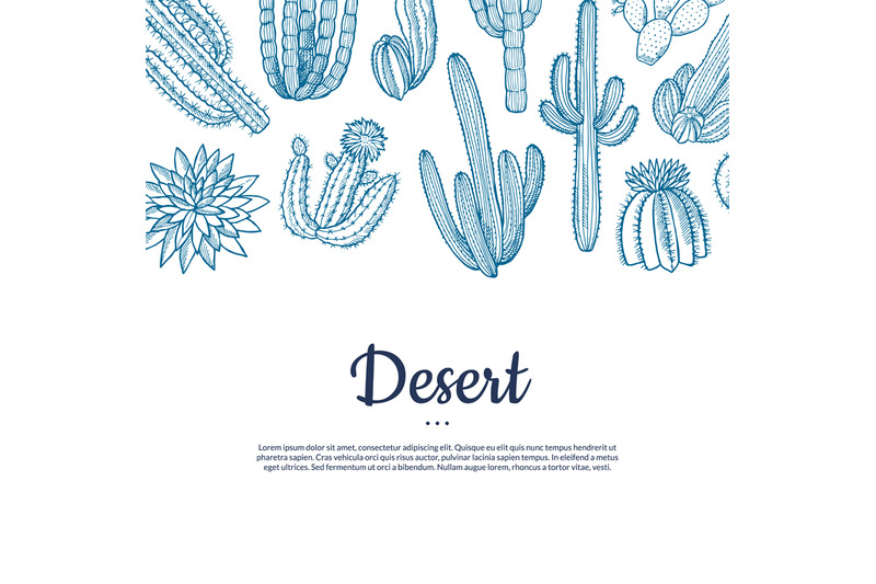 vector-hand-drawn-wild-cacti-plants-banner