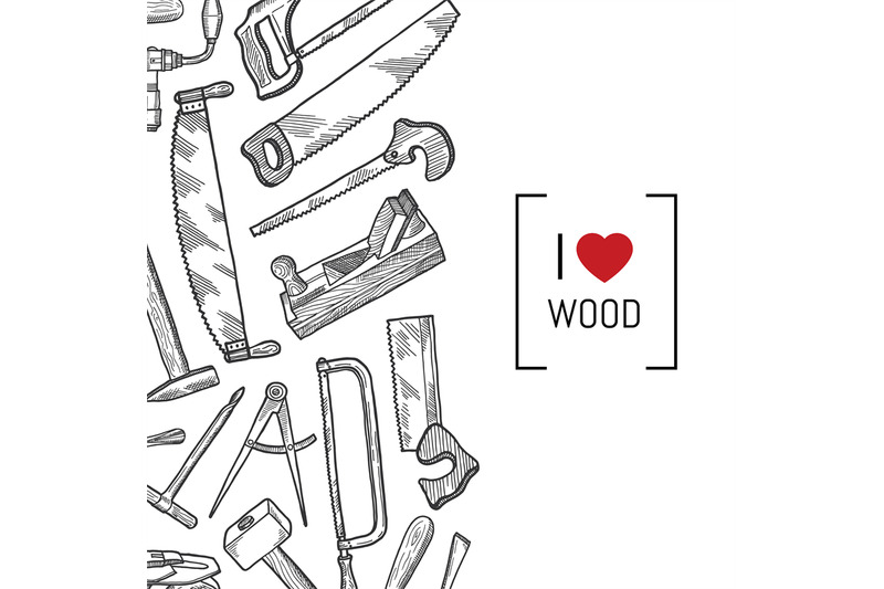 vector-hand-drawn-carpentry-background-with-place-for-text-illustratio