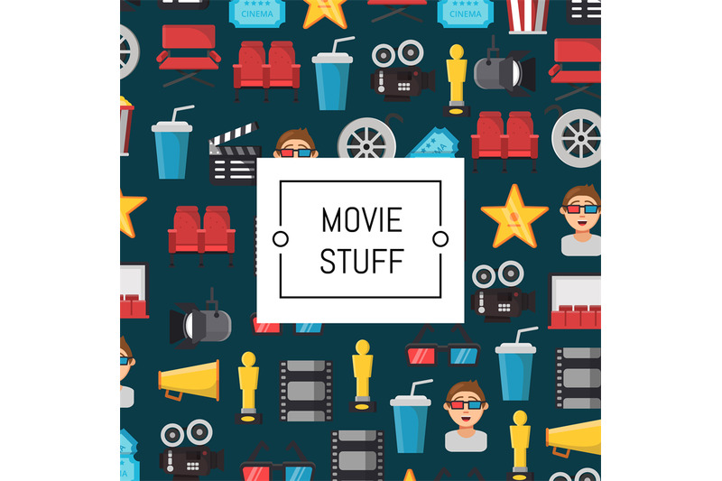vector-flat-cinema-icons-background-with-place-for-text-illustration