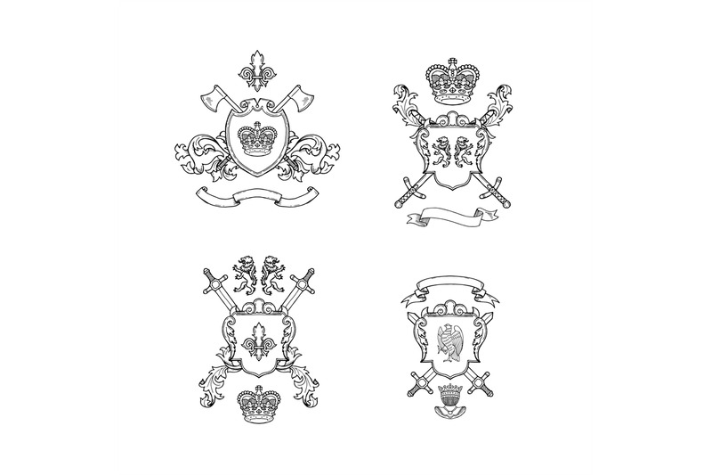 heraldics-chivalry-arms-vector-hand-drawn-heraldics-illustration