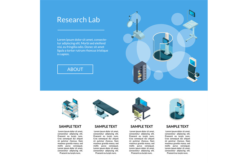 vector-isometric-hospital-icons-template-illustration