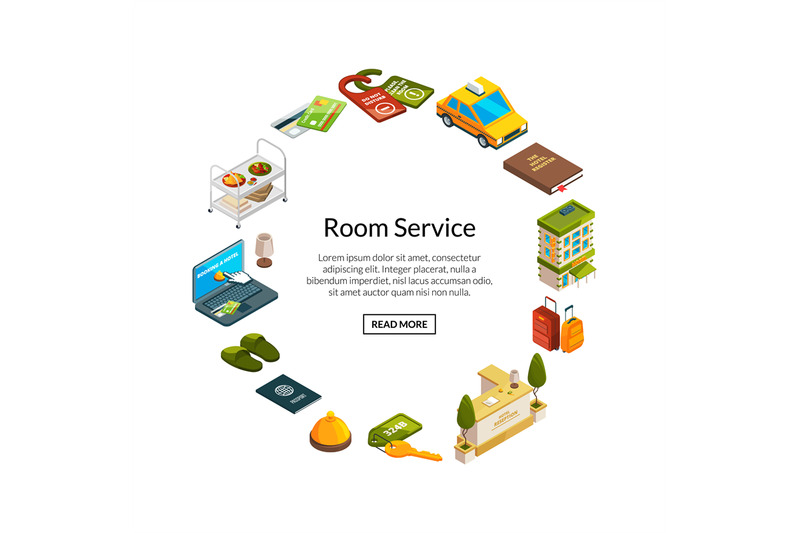 vector-isometric-hotel-icons