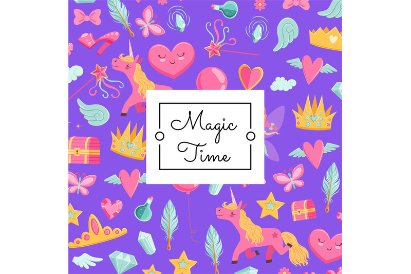 vector-cute-cartoon-magic-and-fairytale-with-unicorn