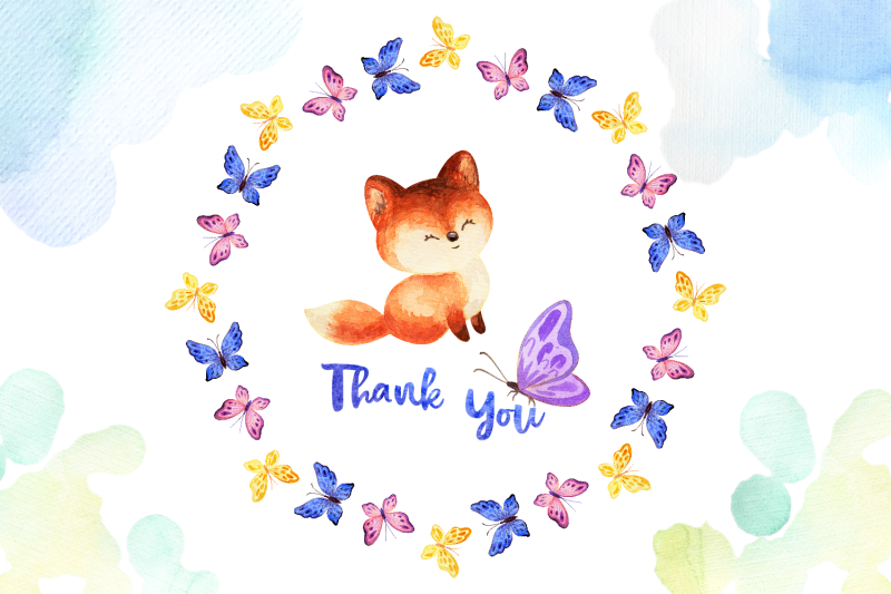 mom-039-s-tenderness-watercolor-foxes-and-butterflies