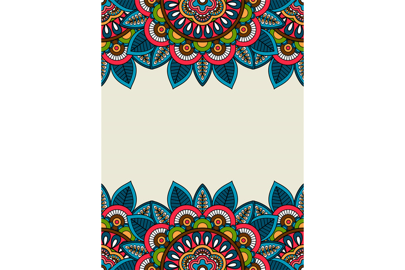 indian-doodle-floral-frame-vertical