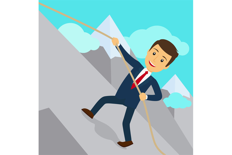 businessman-uphill-climb