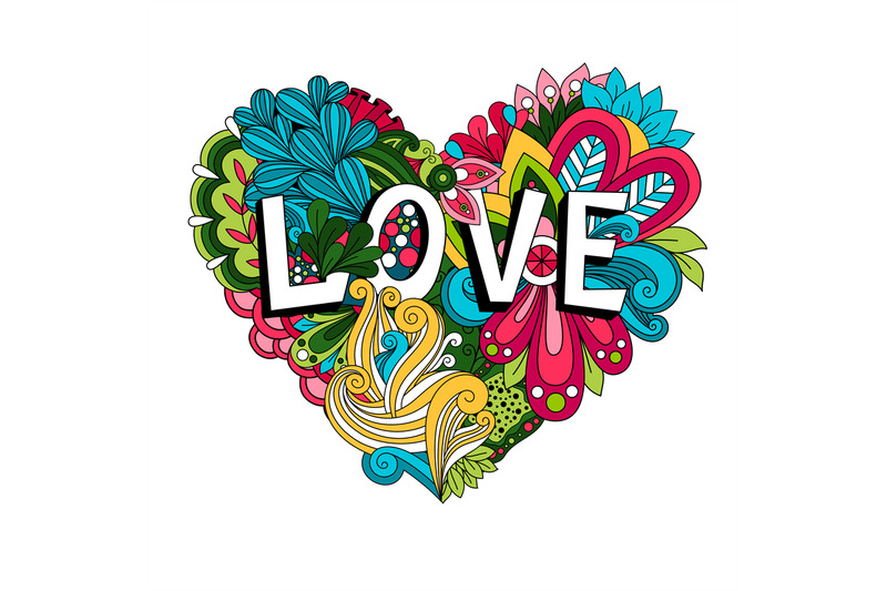 doodle-floral-heart-with-love-lettering