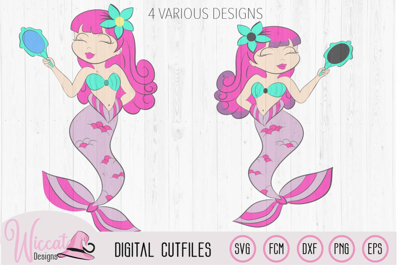 mermaid-with-mirror-tumbler-design