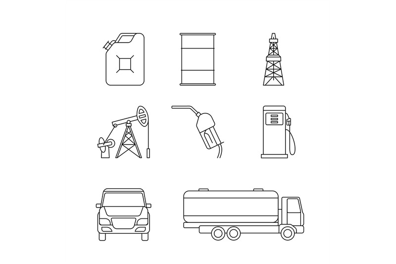 linear-oil-icons