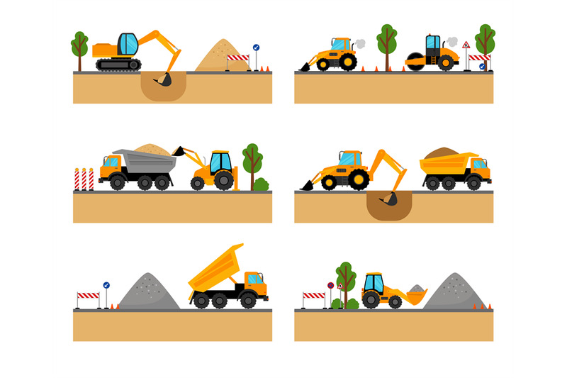 building-site-machinery-vector-icons