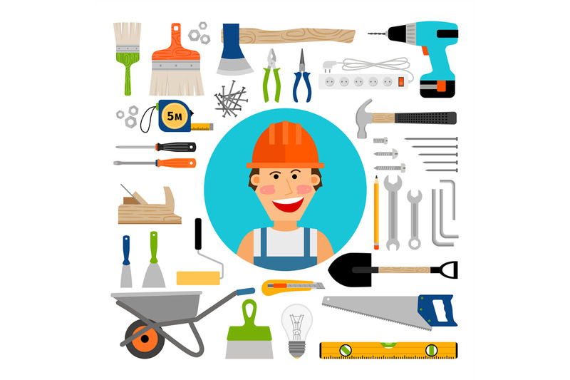 male-worker-with-working-and-construction-tools