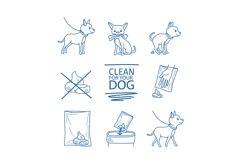 dog-clean-up-poop-icons
