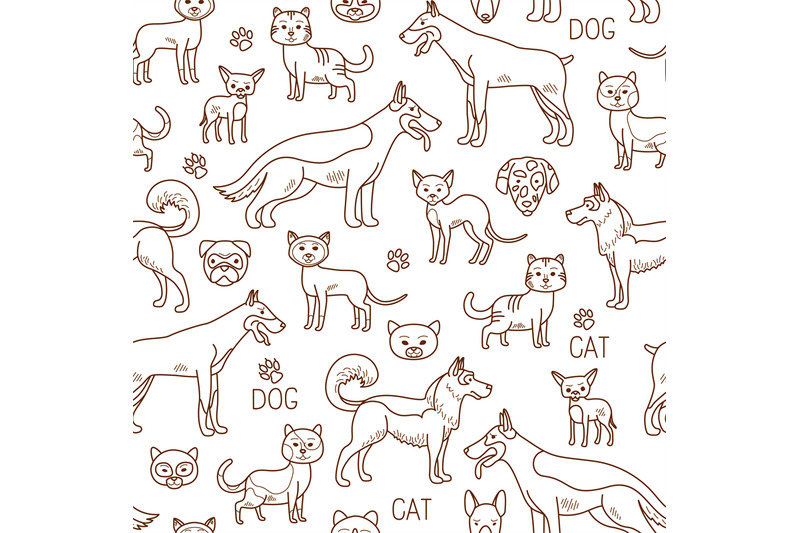 vector-doodle-pets-pattern