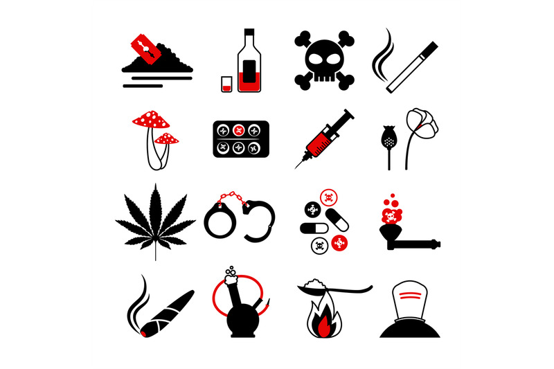 drugs-and-alcohol-addiction-icons