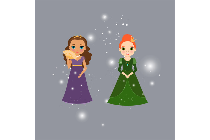 beautiful-princess-characters-with-lights