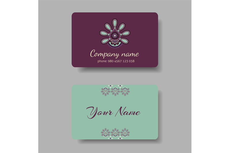 floral-business-card-collection