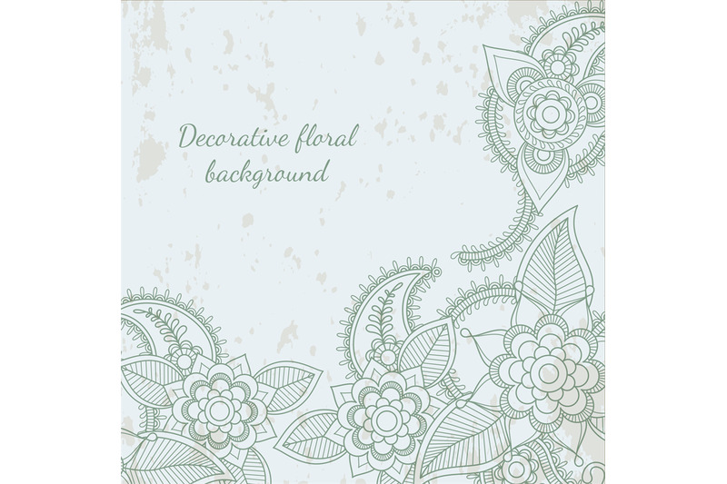 decorative-flower-leaf-henna-background