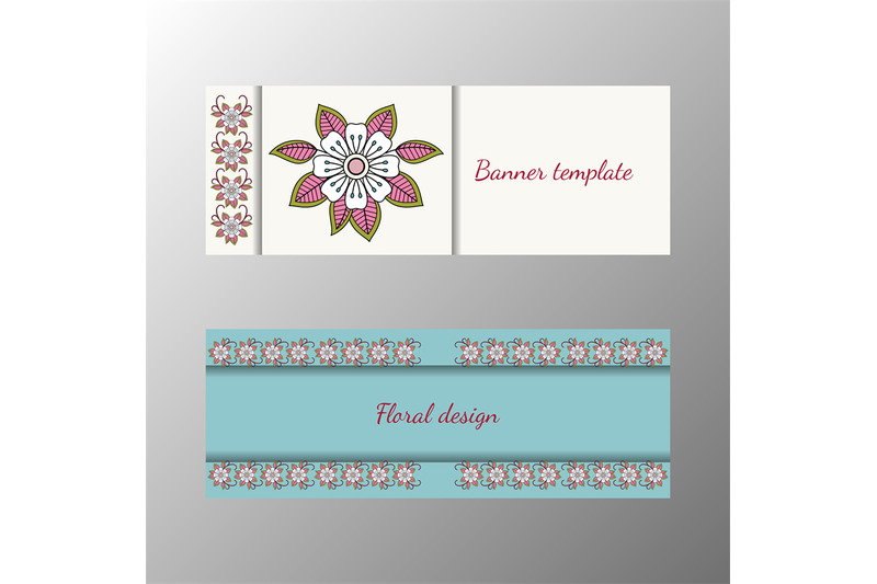 floral-pattern-horizontal-banner-collection
