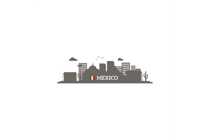 mexico-skyline-silhouette