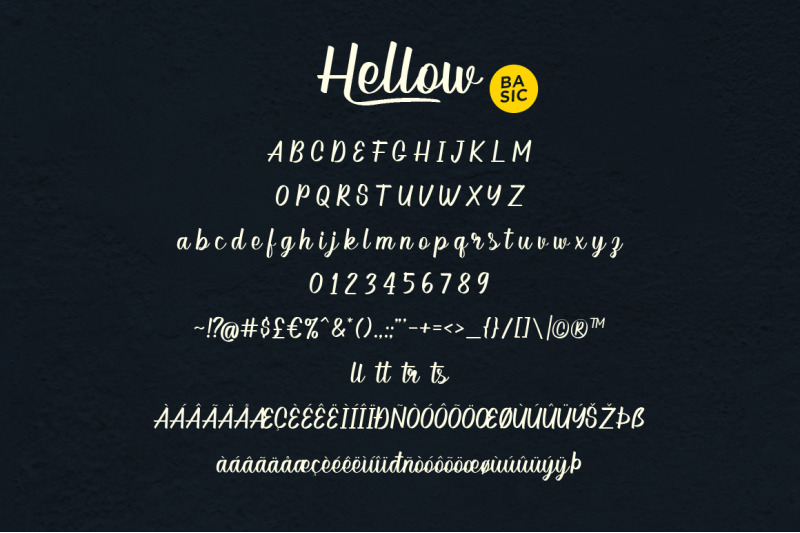 hellow-calligraphy-typeface