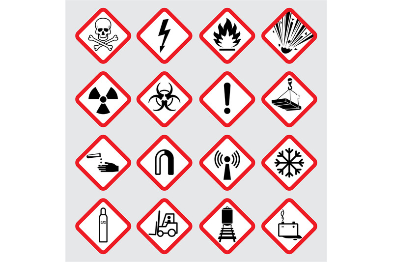 warning-hazard-vector-pictograms