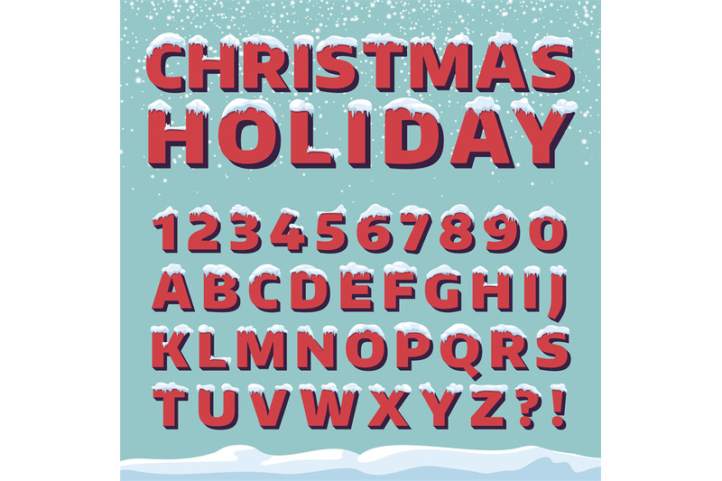 christmas-holiday-vector-font-retro-3d-letters-with-snow-caps