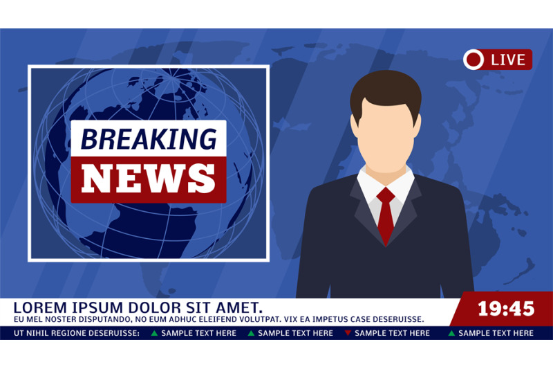 tv-news-studio-with-broadcaster-and-breaking-world-background-vector-i