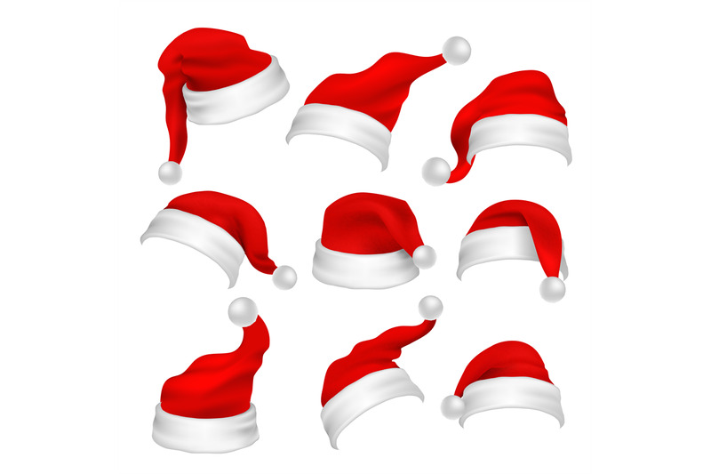 santa-claus-red-hats-photo-booth-props-christmas-holiday-decoration-v