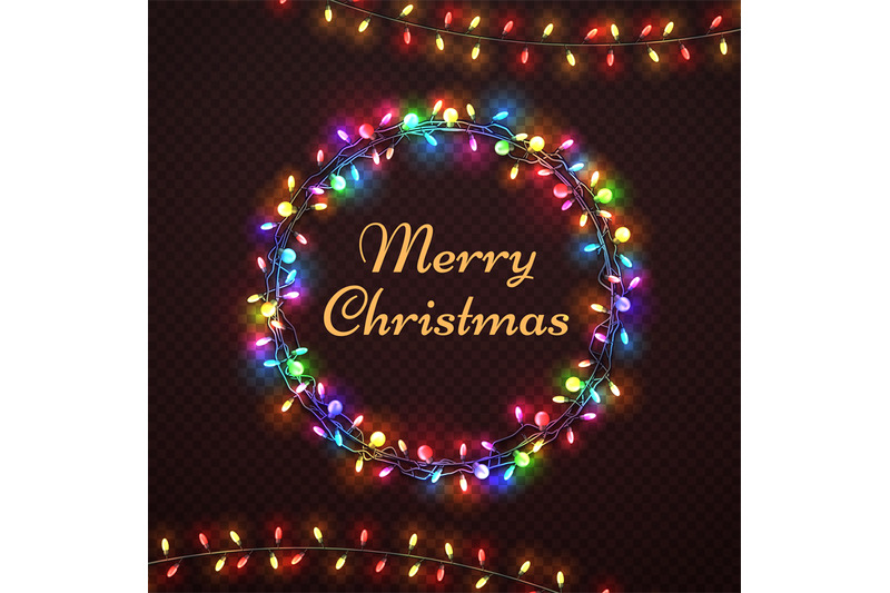 xmas-abstract-vector-card-with-christmas-lights-frame