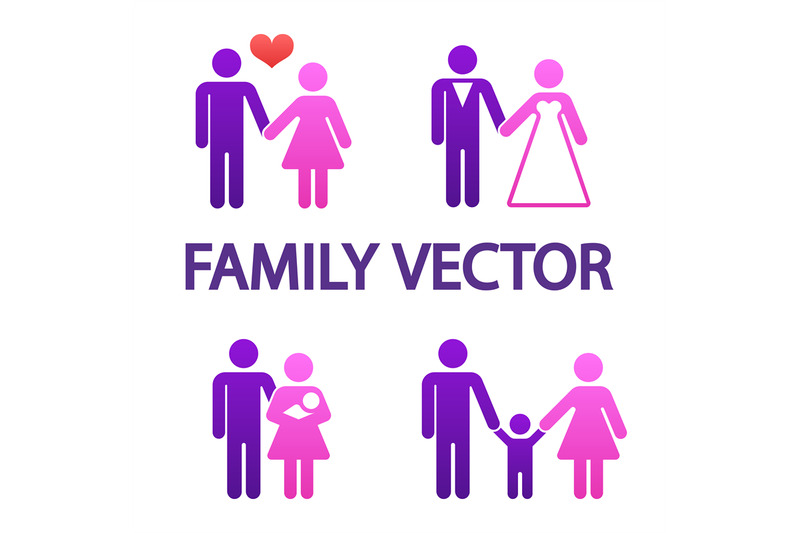 colorful-happy-family-icons