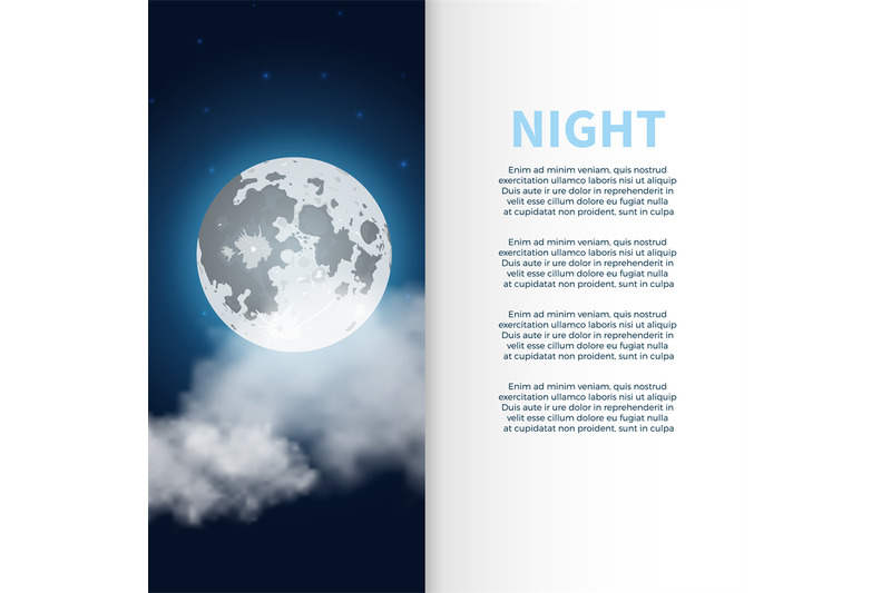 night-banner-and-poster-with-moon