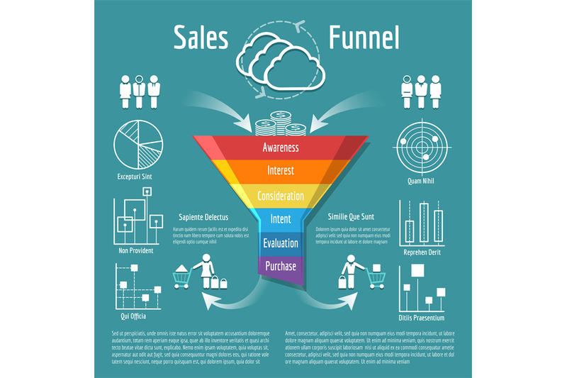 sales-funnel-vector-illustration