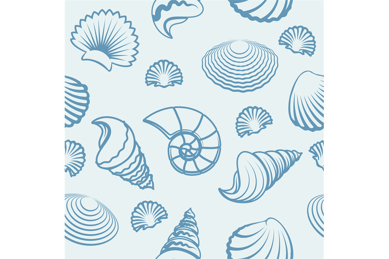 sea-shell-hand-drawn-pattern