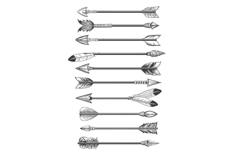 hand-drawing-ethnic-arrows