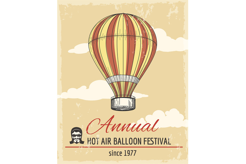 annual-festival-of-ballooning-retro-poster