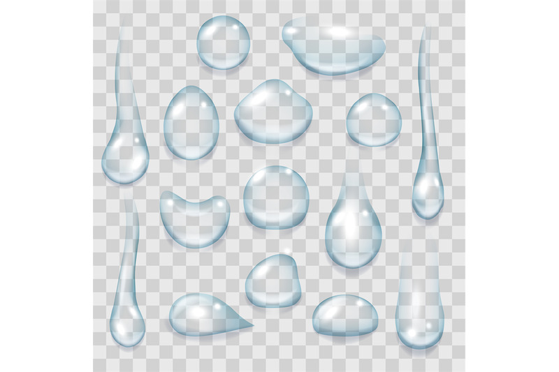 clear-water-drop-set