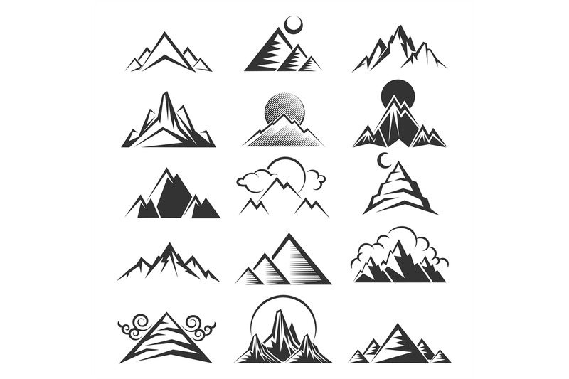 vector-mountain-icons