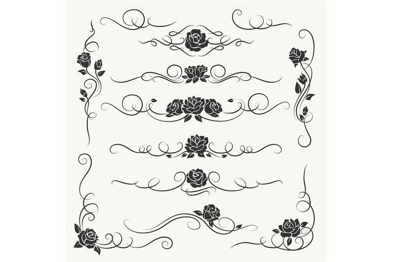 flourish-roses-decorative-ornaments