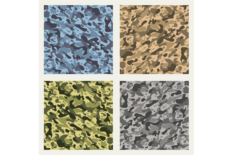 fabric-camouflage-seamless-patterns-set