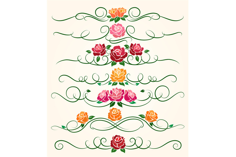 decorative-flourish-rose-flower-dividers
