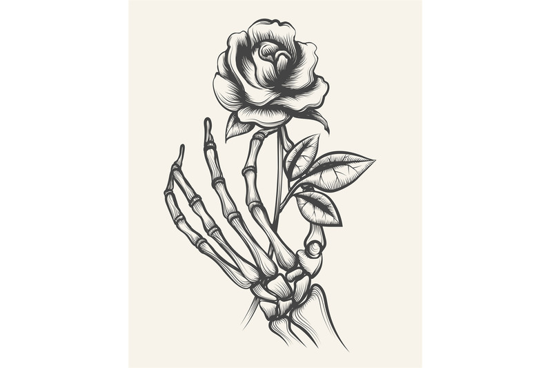 skeleton-hands-with-rose-flower