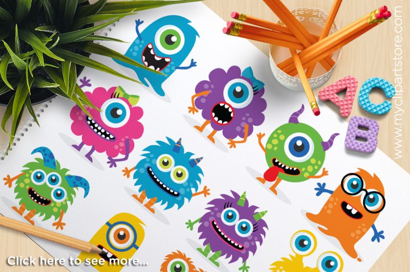 monster-friends-bright-monsters-vector-clipart