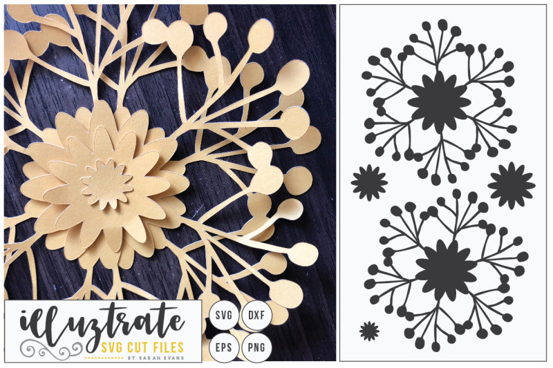 Download Paper Cutting Flower SVG Cut File, Layered Flower SVG, DIY ...