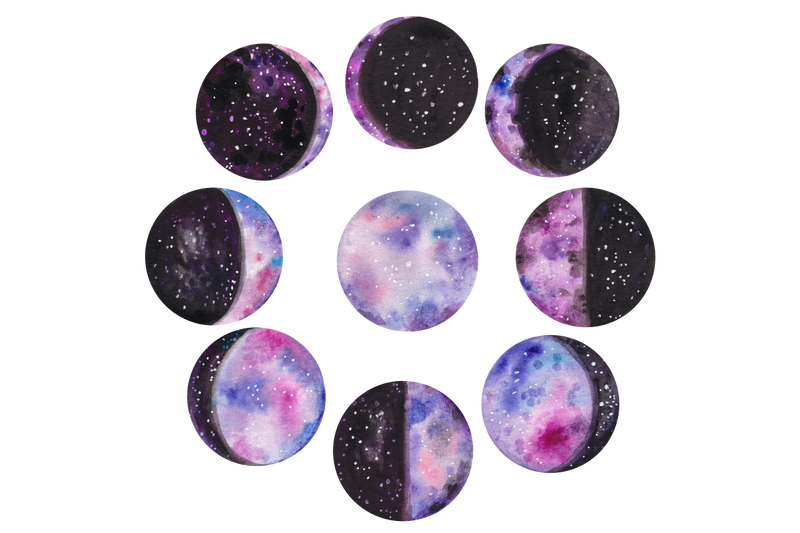 watercolor-moon-phases