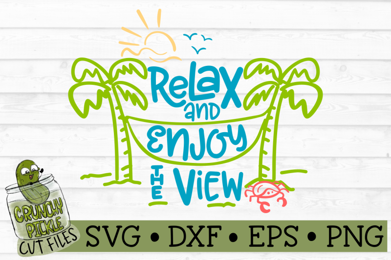 relax-and-enjoy-the-view-beach-hammock-svg-cut-file