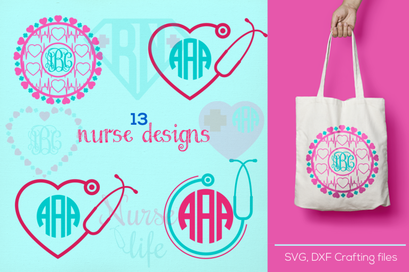 nurse-monogram-svg-cutting-file-nurse-desings-svg-dxf-cricut-design-space-silhouette-studio-digital-cut-files