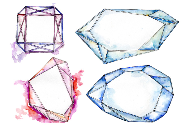crystals-fine-red-and-blue-watercolor-png