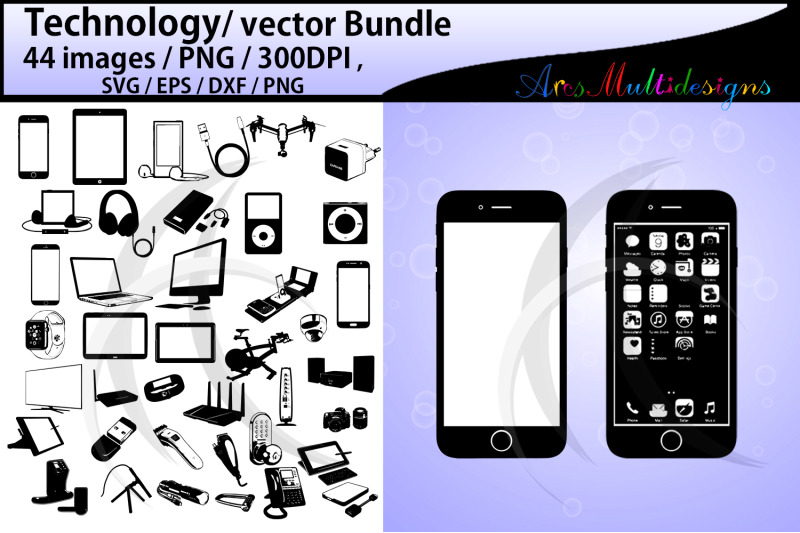 technology-silhouette-vector-bundle-electronics