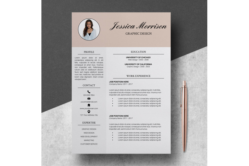 photo-resume-template-cv-template-word-jessica