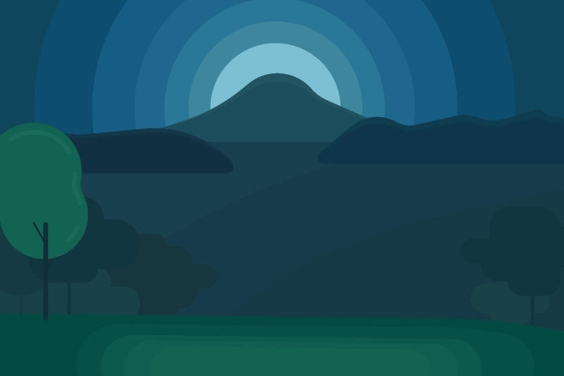 mountain-landscapes-vector-illustrations